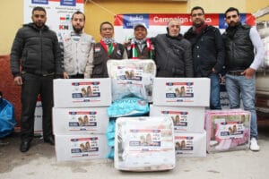 Knrp serahkan 150 ribu dollar bantuan musim dingin untuk palestina