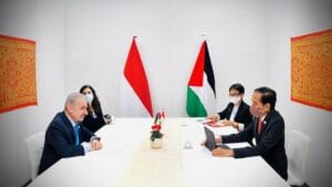 Presiden jokowi bertemu dengan pm palestina mohammad shtayyeh foto laily rachev biro pers sekretariat presiden 1