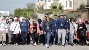 Rayakan hari wanita internasional, jalur gaza gelar jalan santai