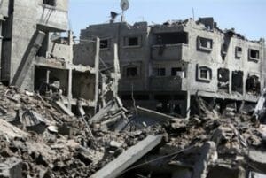 25 unit rumah hancur total selama agresi penjajah israel terbaru ke jalur gaza