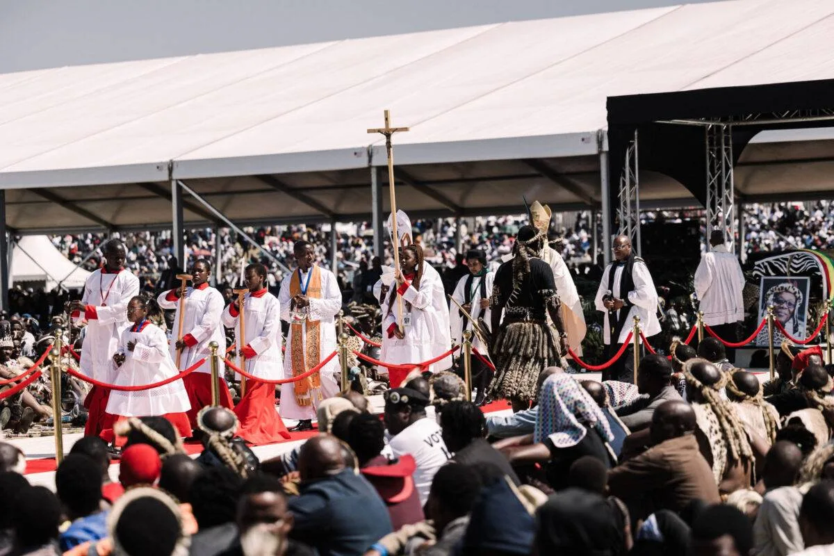 Safrica royals funeral buthelezi