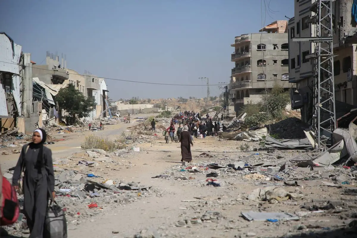 Aa 20241023 35993611 35993584 israeli army forcibly displacing palestinians in northern gaza 1