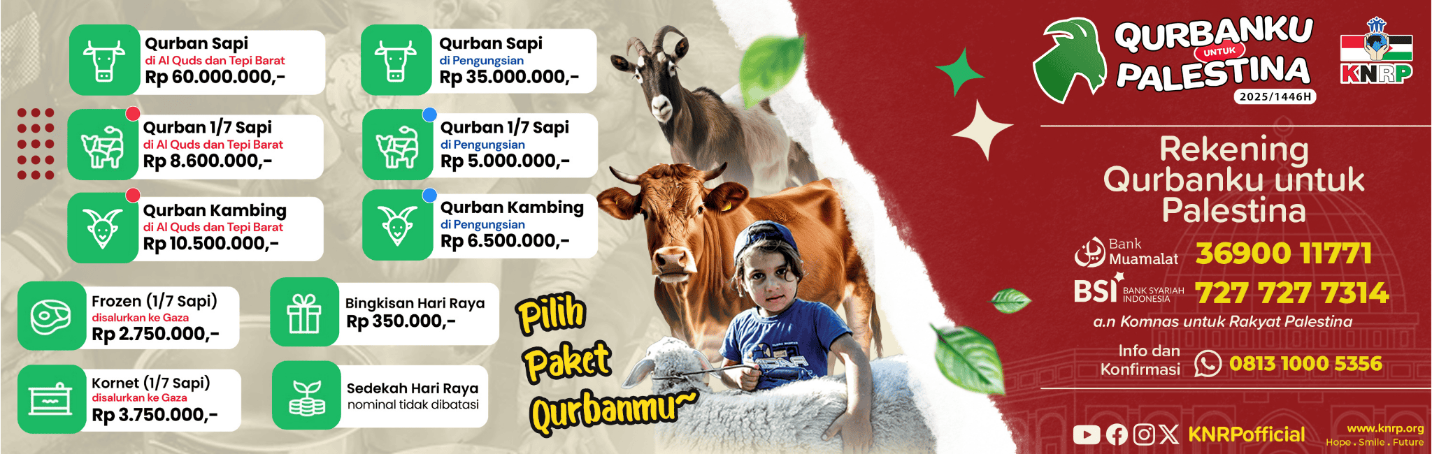 Banner Web program qurban banner web knrp