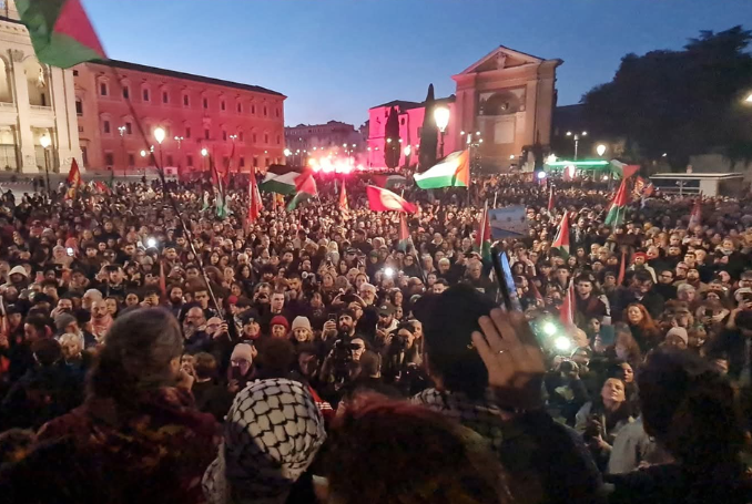 Rome Protest TW